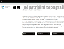 Tablet Screenshot of industrialnitopografie.cz